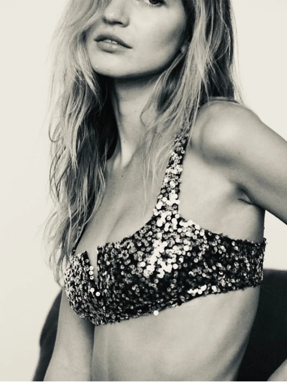 Free People Lavender Sequin Bralette